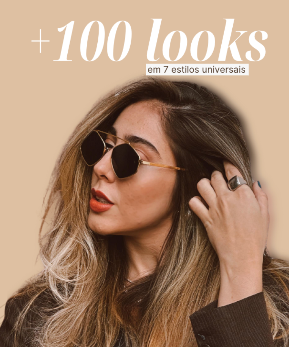 Capa do e-book +100 Looks em 7 Estilos Universais — Beatriz Lucyrio